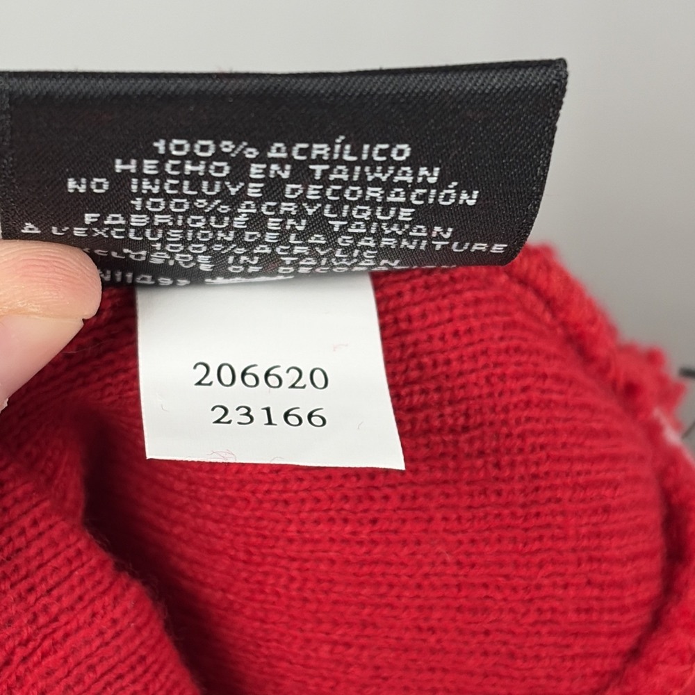 New Era San Francisco 49ers Red knit NFL Removable Pom Pom Beanie Hat - Picture 12 of 12
